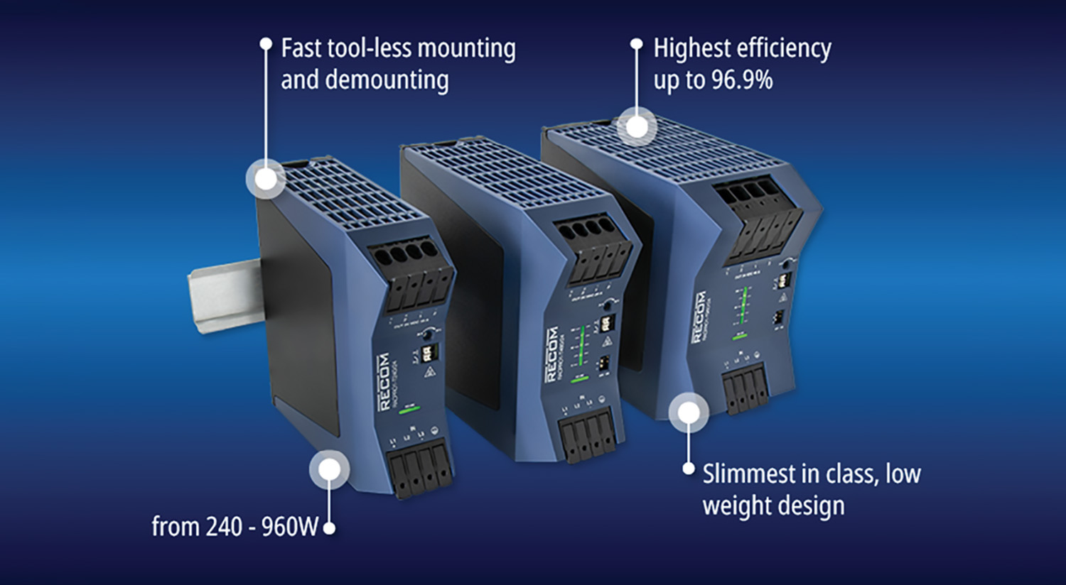 DIN Rail Power Supplies reimagined